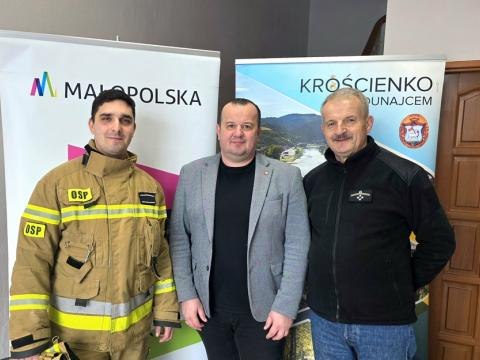 Sprzęt pralniczo-suszący dla jednostki Ochotniczej Straży Pożarnej w Krościenku and Dunajcem